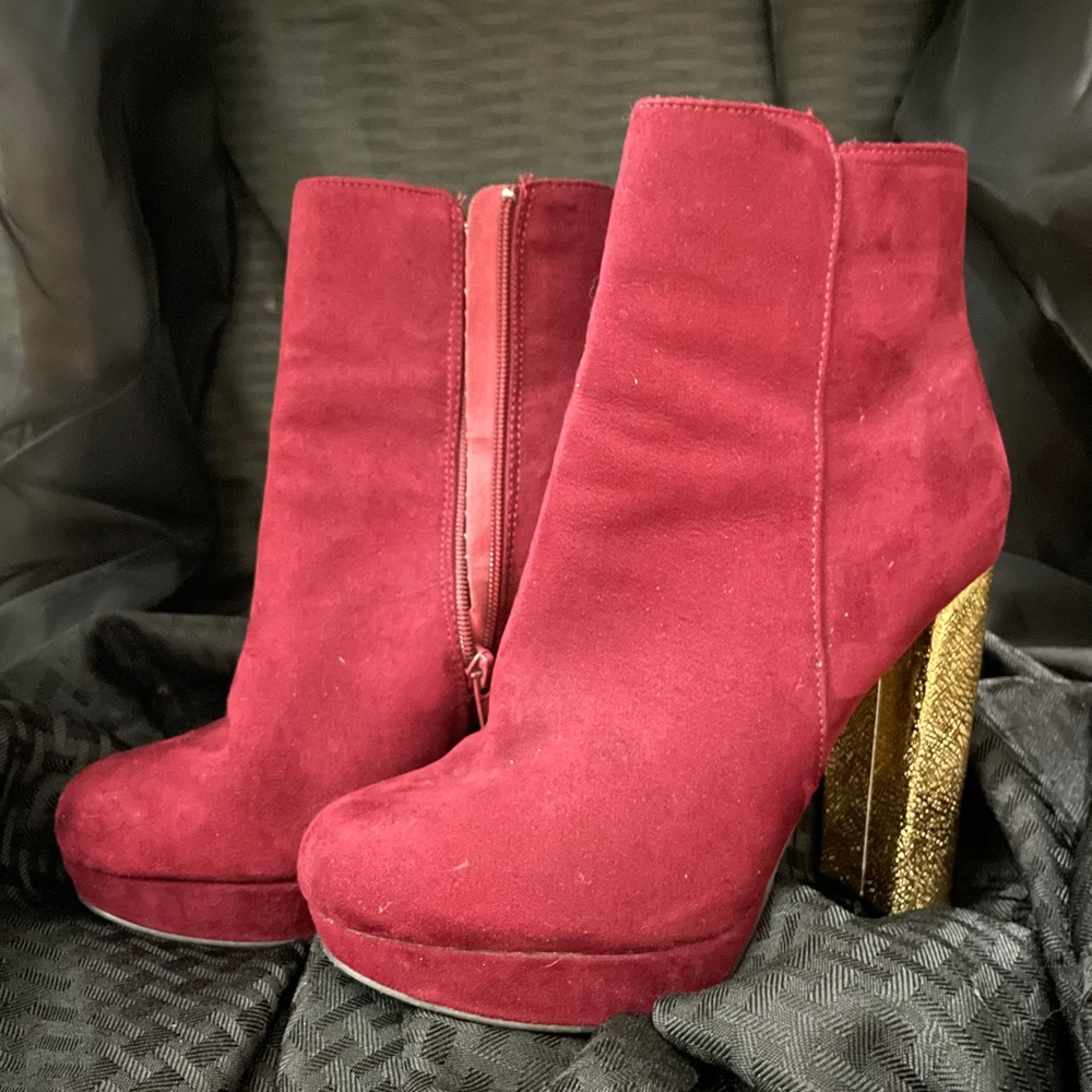 Velvet Ankle Boots